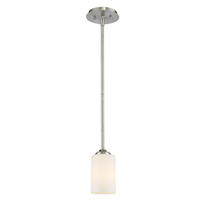 Hardman Boulevard - 1 Light Mini Pendant in Fusion Style - 5.5 Inches Wide by 54.75 Inches High - 1261877