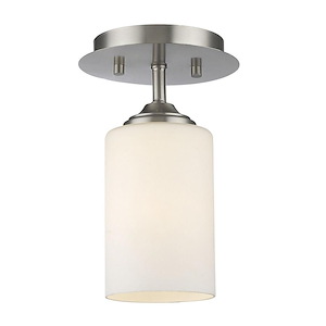 Hardman Boulevard - 1 Light Flush Mount in Fusion Style - 5.5 Inches Wide by 9 Inches High - 1261031