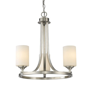 Hardman Boulevard - 3 Light Chandelier in Fusion Style - 19.38 Inches Wide by 21.38 Inches High - 1262441