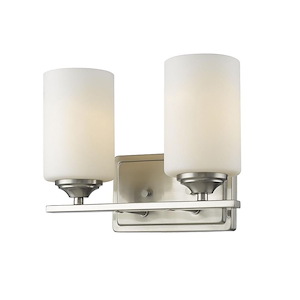 Hardman Boulevard - 2 Light Vanity Light Fixture in Fusion Style - 11.38 Inches Wide by 8.5 Inches High - 1259319