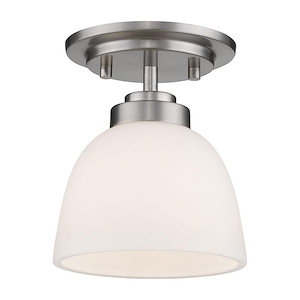 Hall Cliffe Rise - 1 Light Flush Mount in Traditional Style - 6 Inches Wide by 7.25 Inches High - 1257757