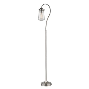 Charnwood Hill - 1 Light Floor Lamp in Billiard Style - 8 Inches Wide by 58.25 Inches High - 1257847