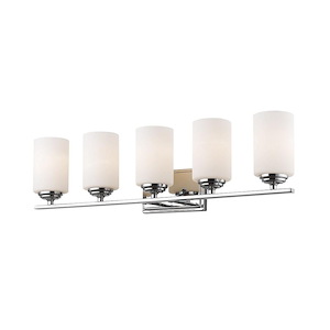 Hardman Boulevard - 5 Light Vanity Light in Fusion Style - 30.75 Inches Wide by 8.5 Inches High - 1262008