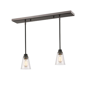 Harvey Passage-2 Light Island/Billiard in Utilitarian Style-5.5 Inches Wide by 54.88 Inches High - 1258543
