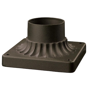 Leopold Ridgeway - Outdoor Pier Mount in Seaside Style - 5.75 Inches Wide by 3 Inches High - 1257148