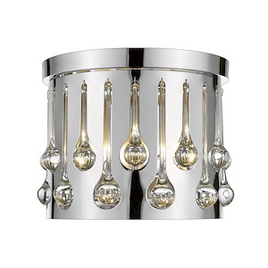 Parliament Meadow - 3 Light Flush Mount in Fusion Style - 13 Inches Wide by 9.75 Inches High - 1259210