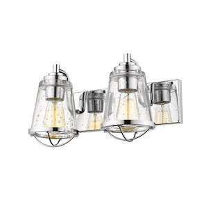 Fir Approach - 2 Light Vanity Light in Contemporary Style - 16 Inches Wide by 8.88 Inches High - 1260697
