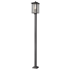 Temple Chase - 3 Light Outdoor Post Mount Lantern in Urban Style - 11 Inches Wide by 116.87 Inches High - 1261126