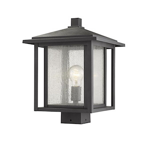 Temple Chase - 1 Light Outdoor Post Mount Lantern in Seaside Style - 11 Inches Wide by 15 Inches High - 1257804