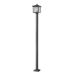 Temple Chase - 1 Light Outdoor Post Mount Lantern in Urban Style - 11 Inches Wide by 111 Inches High - 1259541