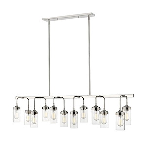 Ash Acres - 12 Light Pendant in Industrial Style - 60 Inches Wide by 15.25 Inches High - 1257831