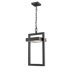 Furlong Street - 12W 1 LED Outdoor Chain Mount Lantern in Contemporary Style - 10.5 Inches Wide by 18 Inches High - 1259785