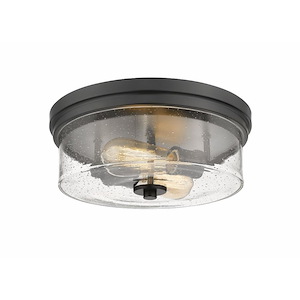 Hastings Meadows - 2 Light Flush Mount in Fusion Style - 13 Inches Wide by 5.25 Inches High - 1258909