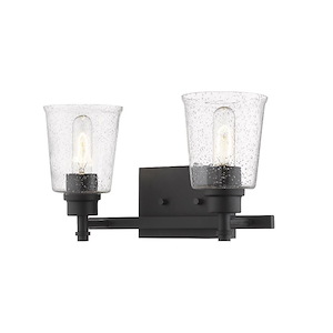 Hastings Meadows - 2 Light Vanity Light in Fusion Style - 16 Inches Wide by 8.5 Inches High - 1257355