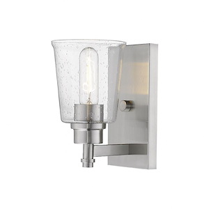 Hastings Meadows - 1 Light Wall Sconce in Fusion Style - 5 Inches Wide by 8.5 Inches High - 1258377