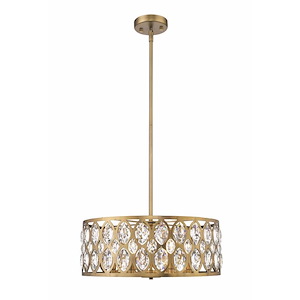 Appleby Street - 6 Light Chandelier in Metropolitan Style - 23.25 Inches Wide by 9 Inches High - 1262399