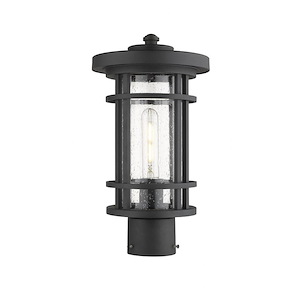 Brick Kiln Downs - 1 Light Outdoor Post Mount Lantern in Craftsman Style - 12.5 Inches Wide by 108.5 Inches High - 1257273