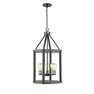 Dingle Loan - 5 Light Pendant in Restoration Style - 16 Inches Wide by 31 Inches High - 1257054