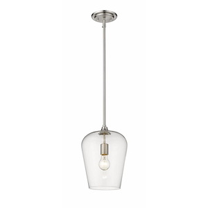 Burton Link - 1 Light Pendant in Shabby Chic Style - 9 Inches Wide by 12.25 Inches High - 1256980