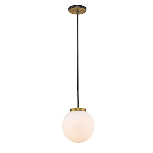 Lord Esplanade - 1 Light Pendant In Modern Style-11.25 Inches Tall and 10 Inches Wide - 1261587