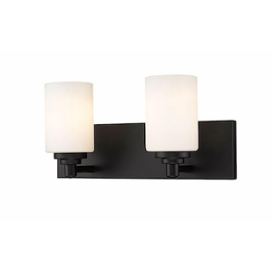 Linga Lane - 2 Light Vanity Light Fixture-7.5 Inches Tall and 16.25 Inches Wide - 1260271