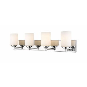 Linga Lane - 4 Light Vanity Light Fixture-7.5 Inches Tall and 31.5 Inches Wide - 1257308