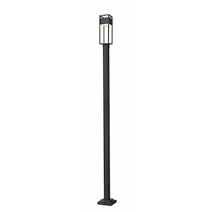 Green Parc - 14W 1 LED Outdoor Post Mount Lantern in Industrial Style - 9.25 Inches Wide by 113.75 Inches High - 1259179