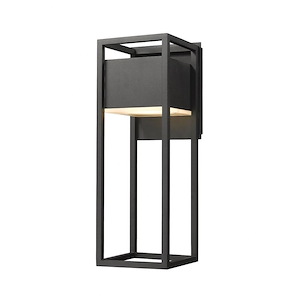 Green Parc - 14W 1 LED Outdoor Wall Mount in Metropolitan Style - 6.75 Inches Wide by 18.25 Inches High - 1261671
