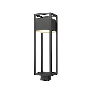 Green Parc - 14W 1 LED Outdoor Post Mount Lantern in Metropolitan Style - 7 Inches Wide by 25.75 Inches High - 1262876