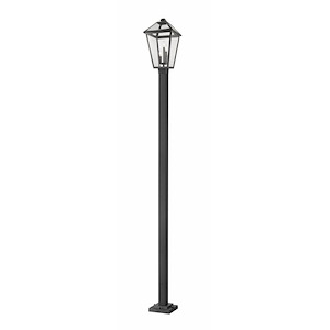 Keats Cloisters - 3 Light Outdoor Post Mount Lantern in Traditional Style - 12.25 Inches Wide by 117.75 Inches High - 1258432