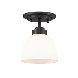 Hall Cliffe Rise - 1 Light Flush Mount in Traditional Style - 6 Inches Wide by 7.25 Inches High - 1257281