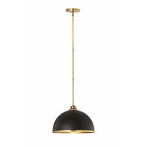 Glendale Bank - 1 Light Pendant In Transitional Style-9 Inches Tall and 14 Inches Wide - 1257827