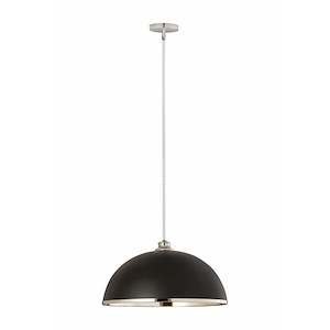 Glendale Bank - 1 Light Pendant In Transitional Style-10 Inches Tall and 20 Inches Wide - 1262346