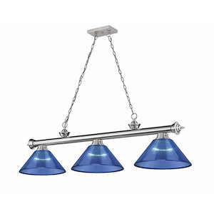 Frodingham South Road - 3 Light Billiard In Traditional and Classical Style-18.75 Inches Tall and 14 Inches Wide - 1258512