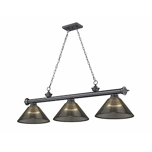 Frodingham South Road - 3 Light Billiard In Traditional and Classical Style-18.75 Inches Tall and 14 Inches Wide - 1258287