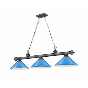 Frodingham South Road - 3 Light Billiard In Traditional and Classical Style-18.75 Inches Tall and 14 Inches Wide - 1257483