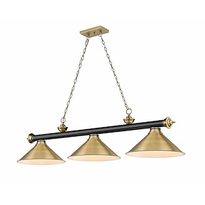 Frodingham South Road - 3 Light Billiard In Traditional and Classical Style-18.75 Inches Tall and 14 Inches Wide - 1259469