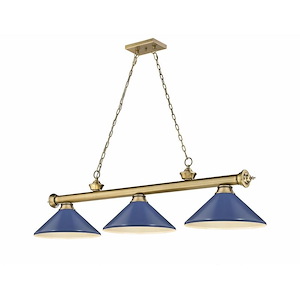 Frodingham South Road - 3 Light Billiard In Traditional and Classical Style-18.75 Inches Tall and 14 Inches Wide - 1258242