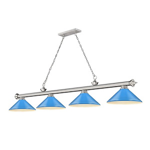 Frodingham South Road - 4 Light Billiard In Traditional and Classical Style-18.75 Inches Tall and 14 Inches Wide - 1257279
