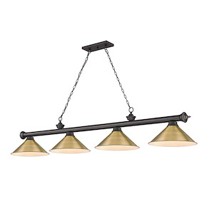 Frodingham South Road - 4 Light Billiard In Traditional and Classical Style-18.75 Inches Tall and 14 Inches Wide - 1259391