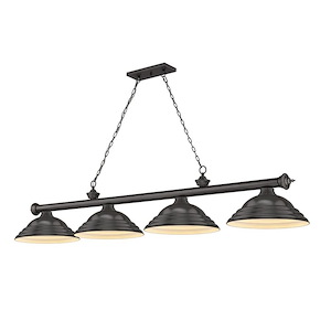 Frodingham South Road - 4 Light Billiard In Traditional and Classical Style-18.75 Inches Tall and 14 Inches Wide - 1259561