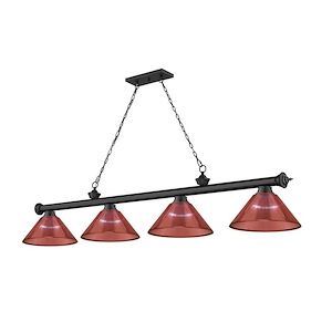 Frodingham South Road - 4 Light Billiard In Traditional and Classical Style-18.75 Inches Tall and 14 Inches Wide - 1259048
