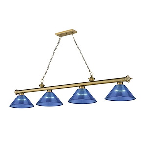 Frodingham South Road - 4 Light Billiard In Traditional and Classical Style-18.75 Inches Tall and 14 Inches Wide - 1257214
