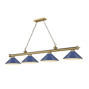 Frodingham South Road - 4 Light Billiard In Traditional and Classical Style-18.75 Inches Tall and 14 Inches Wide - 1259455