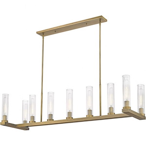 Quebec West - 9 Light Island In Transitional Style-16 Inches Tall and 13.25 Inches Wide - 1261965