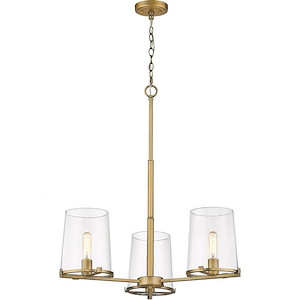 Northcote Drove - 3 Light Chandelier In Transitional Style-31.5 Inches Tall and 28 Inches Wide - 1262930