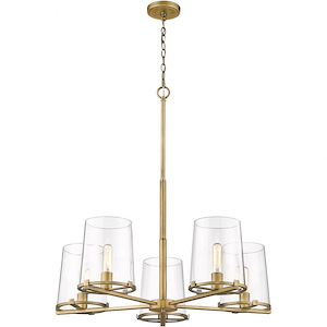 Northcote Drove - 5 Light Chandelier In Transitional Style-34.5 Inches Tall and 33 Inches Wide - 1262357