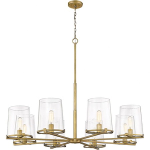Northcote Drove - 8 Light Chandelier In Transitional Style-36 Inches Tall and 44 Inches Wide - 1257155