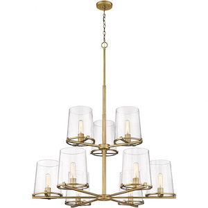 Northcote Drove - 9 Light Chandelier In Transitional Style-47 Inches Tall and 38 Inches Wide - 1257958