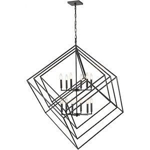 Pollard Leaze - 12 Light Chandelier In Contemporary Style-50.5 Inches Tall and 47.5 Inches Wide - 1259396